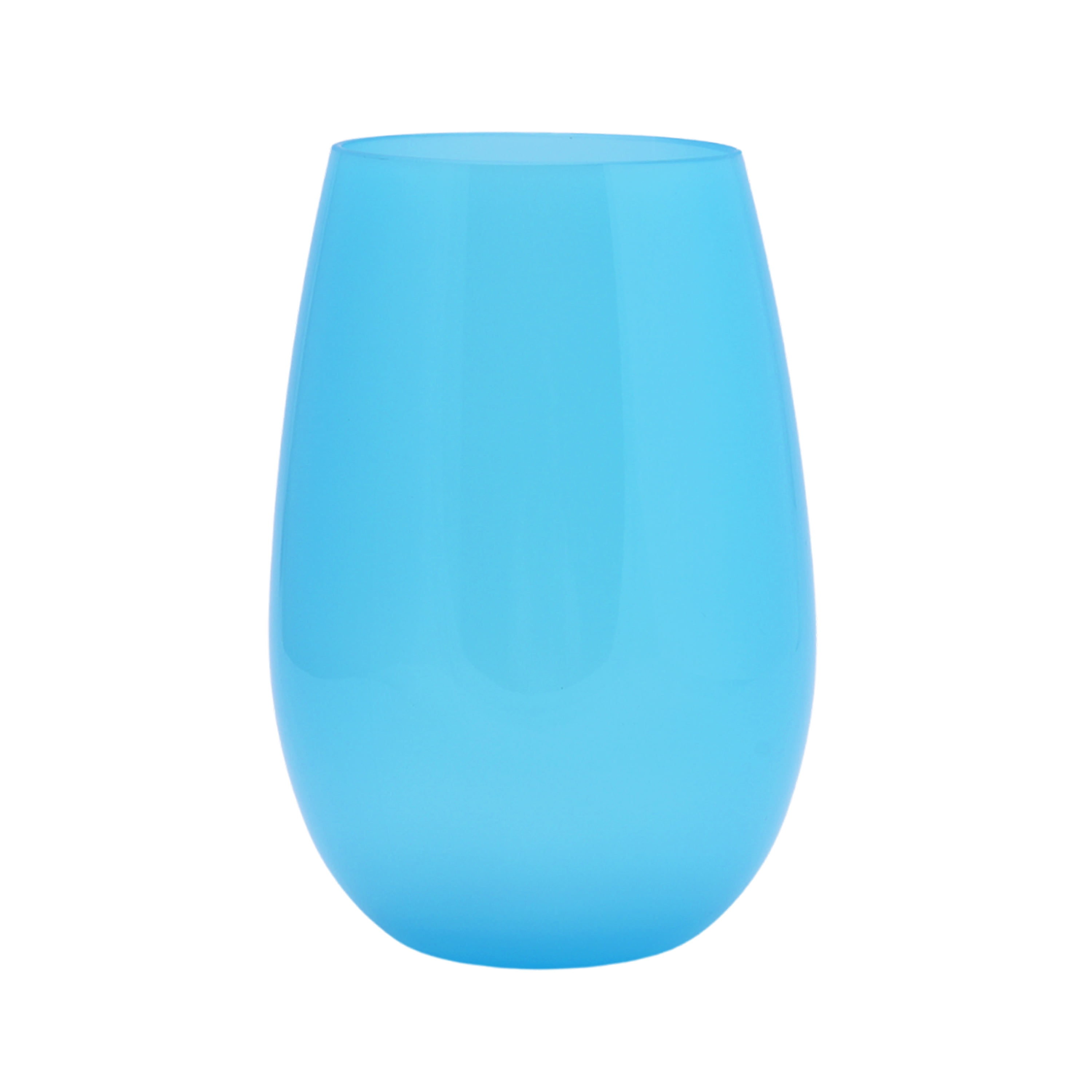 Mainstays 30-Ounce Acrylic Color Changing Stemless Wine Tumbler, Teal