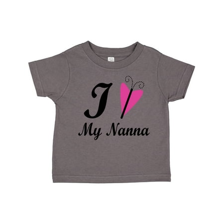 

Inktastic I Love My Nanna Gift Toddler Toddler Girl T-Shirt