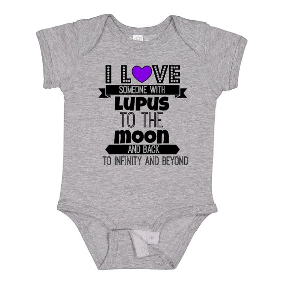 Inktastic I Love Someone with Lupus Boys or Girls Baby Bodysuit