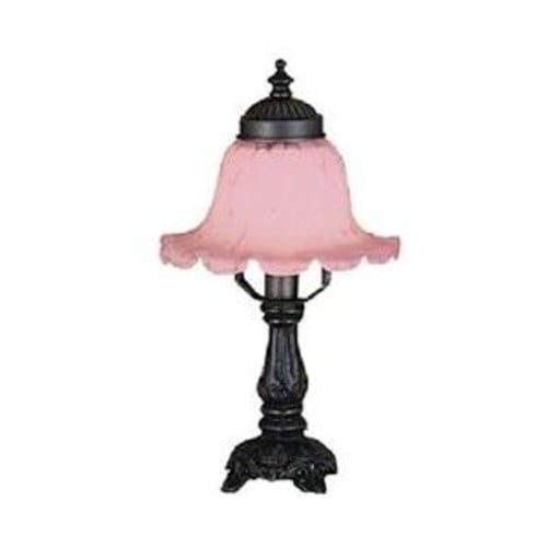 12.5"H Bell Pink Mini Lamp