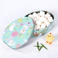 thumbnail image 2 of CoreLiving Easter Candy Jar Shaped Tinplate Containers Decorative Easter Bunny Treat Boxes for Sweets Cookie Storage Tin Multi-purpose Favor Containers for Home Decor Easter Celebrations, 2 of 7