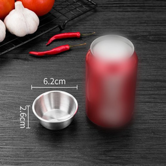 Bgsha Ramekin Baking Cups Small Sauce Cups Small Metal Cup Seasoning Dish