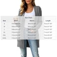 thumbnail image 5 of Diufon Cable Knit Cardigan Women Long Sleeve Cozy Chunky Knit Open Front Sweater with Pockets Going Out Fall Winter Long Jackets, 5 of 5