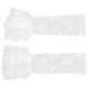 thumbnail image 1 of KAKOWELY 1Par White Lace Leg Warmers Con Detalles Delicados Para Combinar Con Vestimenta Lolita, 1 of 8