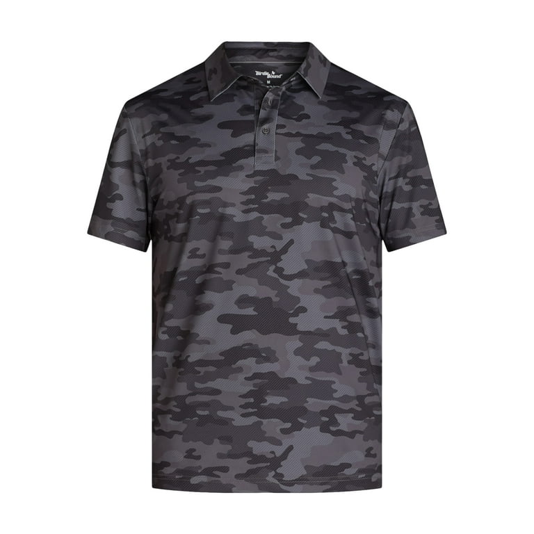Birdie Bound Men's and Big Men's Printed Golf Polo Shirt