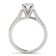 thumbnail image 2 of 14k White Gold Cathedral Design Diamond Engmt Ring 1 1/8 cttw Size 8.5, 2 of 3