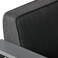 thumbnail image 6 of Miller Aluminum Indoor/Outdoor Club Chair, Gray and Dark Gray, 6 of 10