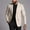 Beige, variant on Mens Casual Sport Coat Qiggri Mens Blazer Jacket Slim Fit Casual One Button Sport Coats