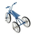 thumbnail image 5 of Modèle Réduit de Tricycle en Alliage à l'Échelle 1:10 Jouet de Table Décoration Maison Jaune Bleu, 5 of 5