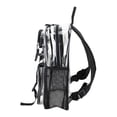 thumbnail image 3 of Eastsport Unisex 16" Junction Cargo Clear Backpack, Black, 3 of 7
