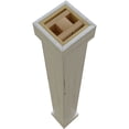 thumbnail image 6 of Ekena Millwork 16"W x 20'H River Wood Endurathane Faux Wood Non-Tapered Square Column Wrap with Standard Capital & Base, 6 of 16