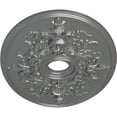 thumbnail image 3 of Ekena Millwork 30 3/4"W x 21 1/4"H x 3 7/8"ID x 1 5/8"P Alexa Ceiling Medallion (Fits Canopies up to 5 5/8"), Hand-Painted Silver, 3 of 6