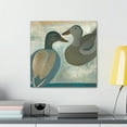 thumbnail image 3 of A Mallard's Story Art - Canvas, 3 of 10