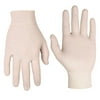 CLC 2316L Pre-Powdered Disposable Gloves, L, Rolled Cuff, White, Latex