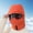 Orange, variant on Windproof Coverage Outdoor Riding Mask With Glasses Face Mask Winter Windproof Hat