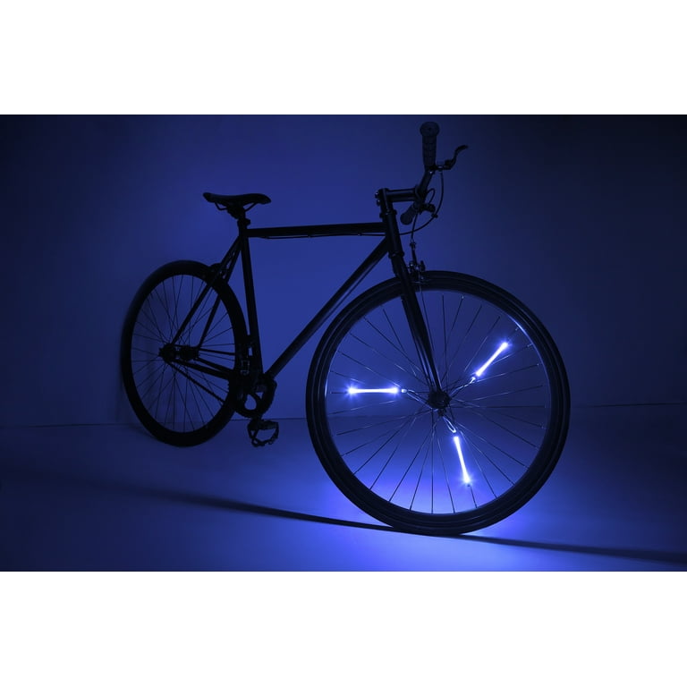 Spin Brightz LED Bicycle Spoke Tube Lights, Weather-Resistant, for