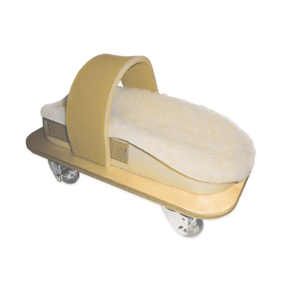 Rehabilitation Advantage Hand & Arm Skate – Upper Extremity Physical Therapy Glider with Adjustable Strap & 360° Smooth Rolling Casters for Rehab Exercises – Made in USA