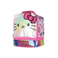 thumbnail image 6 of Sanrio Hello Kitty Kids Lunch Box 3-D Ears and Rainbow Sequins Insulated Bag 9", 6 of 7