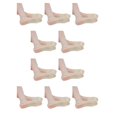 thumbnail image 2 of Sonducket 2 piezas de calcetines de poliéster de tacón alto para mujer, calcetín de poliéster antideslizante, calcetín fino de media palma, Color de piel 10Conjunto, 2 of 6