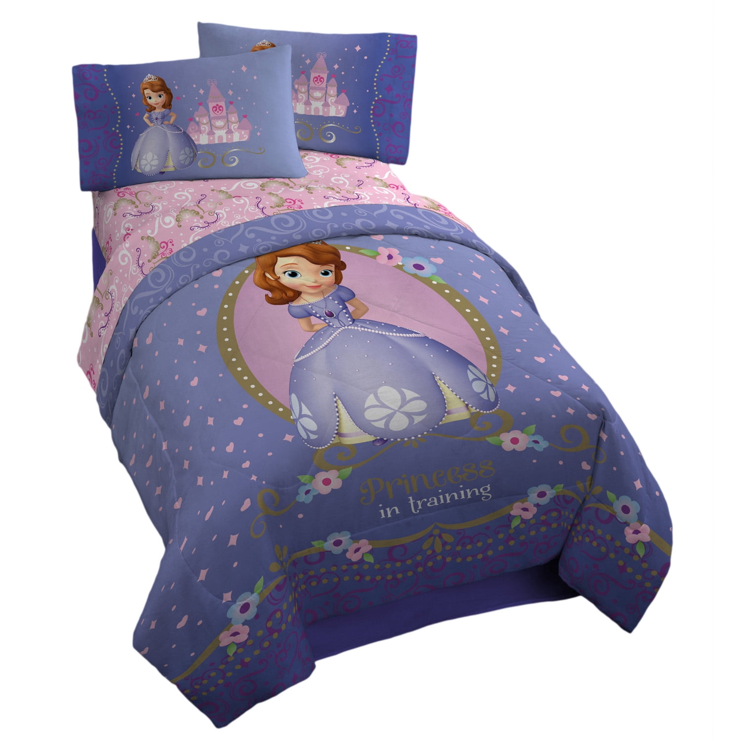 Princess Sofia Twin Comfortable Bed Sheet 4 Sets Walmart Com Walmart Com