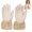 Beige, variant on Winter Gloves for Women, Thermal Touchscreen Mittens, Windproof Outdoor Hand Warmers with Plush Cuff for Texting, Beige, Fits Smaller Hands