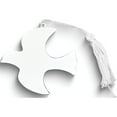 thumbnail image 1 of Fashion Nickel-Plated White Tassel Engraveable Dove Ornament (3.75 X 3.75) Made In China gm14654, 1 of 4