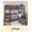 Mocha, variant on Better Homes & Gardens Leighton Kids Solid Wood Twin-over-Twin Convertible Bunk Bed with Ladder and Guardrails, Natural Pine