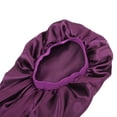 thumbnail image 2 of Womens Hat Hair Bonnet Wide Side Decorative Satin Mask Curl for Curly Purple Women's, 2 of 6