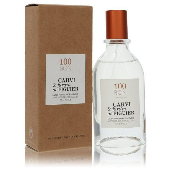 100 Bon Carvi & Jardin de Figuier par 100 Bon Vaporisateur Eau de Parfum (Unisexe Rechargeable) 1,7 oz pour Hommes