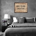 thumbnail image 6 of Large Give It to God and Go to Sleep Sign for BedroomCanvas Wall Art Christian Farmhouse Bedroom Sign Pictures Wall Decor Painting Print Modern Home Artworks Framed for Living Room Bathroom 12"x16", 6 of 6
