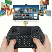 Wireless Mini Keyboard Remote Control Touchpad Mouse Combo Controller with RGB Backlit for Android TV Box Smart TV with OS+USB PC Computer Laptop Window OS HTPC Home Theater PC + USB 2.4GHz Dongle