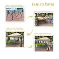 thumbnail image 5 of Tcbosik 11' x 11' Pop Up Gazebo with Netting, Instant Gazebo with Carry Bag for Outdoor, Garden, Patio, Backyard, Coffee, 5 of 8