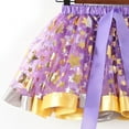 thumbnail image 6 of ZHOGXU Kids Girls Skirt Mesh Elastic Waist Sequins Bowtie Tutu Comfortable Fashion Performance Skirt,Purple,9-11 Years, 6 of 7