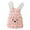 Pink, variant on Bathroom Accessories for Kids Cozy Absorbent Hair Towels Set with Cute Rabbit Ears Soft Coral Dry Hair Cap for Bath and Gentle Dri