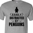 thumbnail image 4 of Inktastic Easily Distracted by Penguins T-Shirt, 4 of 5