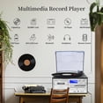 thumbnail image 2 of Tocadiscos MUSITREND T408 9 en 1 con altavoces externos Bluetooth, 2 of 7