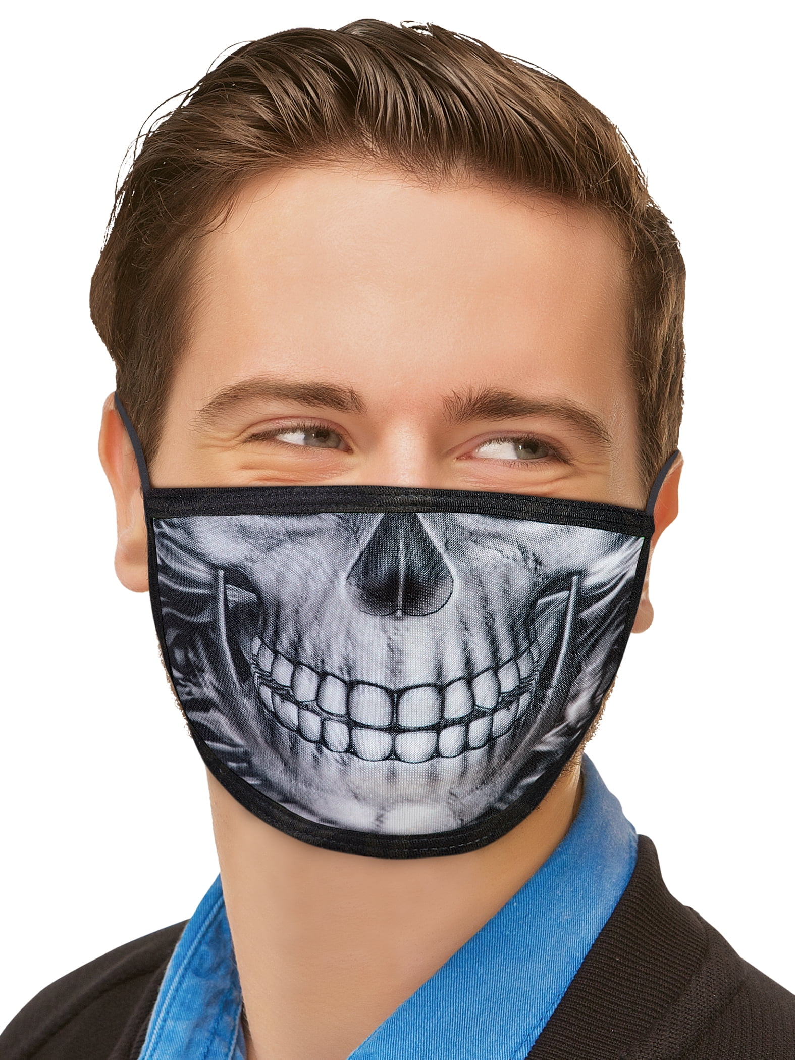 Collections Etc Spooky Halloween Theme Print Reusable Face