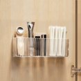 thumbnail image 4 of Wall‑Mount Storage Caddy, Adhesive Hanging Organizer, Clear Wall Holder, No Drill Cabinet Door Organizer, Multi‑Purpose Wall Storage Bin, Transparent Storage Box for Home Kitchen Office, 4 of 5