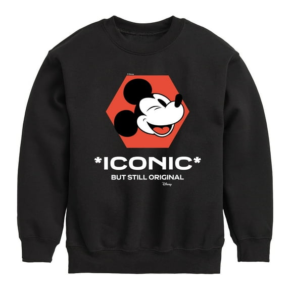 Disney - Mickey Mouse - Iconic But Still Original - Youth Crewneck Fleece Sweatshirt