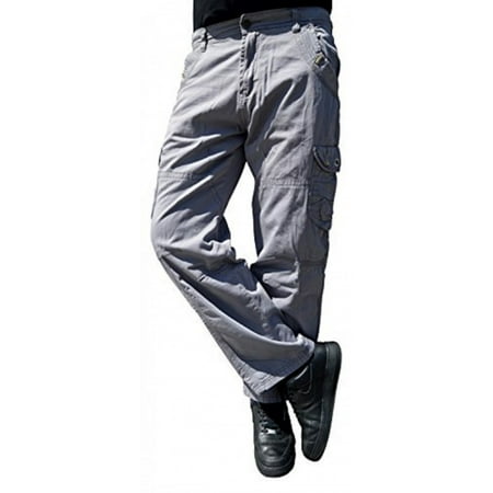Angelstat Cargo Pocket - Men's 100% Cotton Military Combat Multi Pockets Cargo Army Pant WorkWear Trouser