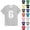 Gray, variant on Spazoro Girls T-Shirts Tee, Six Print Crew Neck Short Sleeve Summer Casual Tops for Kids Gray Size 4