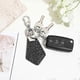 thumbnail image 2 of Leather Keychain,Car Keychain,Keychain for Men,Unisex Keychain,Crocodile Grain Leather Keychain,keychains for car keys, 2 of 5