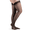 Black, variant on Women’s Thigh High Compression Stockings 8-15 mmHg Support Hose | Lightweight sheer breathable latex-free fabric with lace silicone top band, wide toe box and shaped heel for all-day comfort