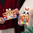 thumbnail image 2 of 6pcs Red Envelopes Spring Festival Chinese New Personalized Thick Year Packet Money Greetings Paper Cute Pouch Envelope Packing Cartoon Lucky NO3, 2 of 9