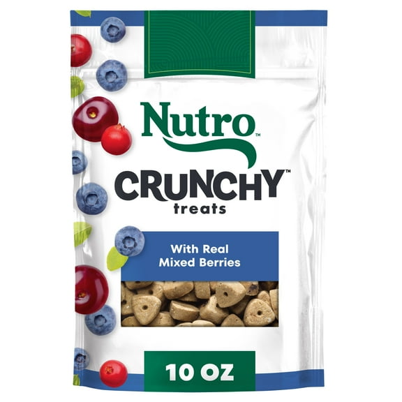 Nutro Crunchy Dog Treats With Real Mixed Berries, 10 oz. Bag