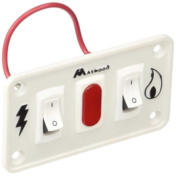 Dometic | RV Water Heater Power Switch | 91230 | Gas and Electric | White