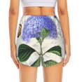 thumbnail image 3 of Picia Vintage Flower Pattern Women's 2 in 1 Athletic Running Shorts High Waisted Workout Casual Gym Sweat Shorts with Comfy Liner Zipper Pockets-XX-Large, 3 of 9