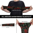 thumbnail image 4 of Goofa Roses Pattern UV Sun Protection Arm Sleeves, UPF 50 Sports Cooling Arm Compression Sleeves for Men Women Teenager, 4 of 8