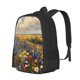 thumbnail image 1 of Easygdp Vibrant Wildflower Meadow Mochila de Gran Capacidad Minimalista Ideal para Escuela, Viajes y Uso Diario, 1 of 6