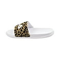 thumbnail image 4 of Fila Drifter Lux Wild Women's Slide Sandals White-Leopard 5sm00550-136, 4 of 6